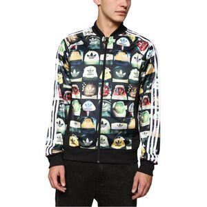 Adidas Vintage 90's Print Superstar AOP Track Top Jersey Jacket Size Small